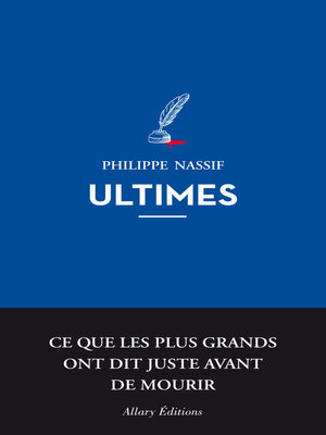 cover image of Ultimes